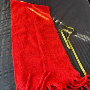 Melrose and Market Bright Red Plush Fringe